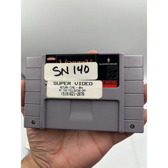 Vortex - Super Nintendo snes Manual Box insert and game included - Picture 5 of 16